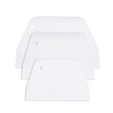 3-Piece Cake Scraper Set – Food-Grade Plastic