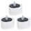 Velas solares brancas, pacote com 3 unidades, vela LED sem chama. 1