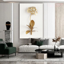 3-teiliges modernes Blumen-Leinwandbild-Set