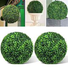 Liathróidí Bogsa Saorga Maisiúcháin Babhta Topiary 2 phíosa