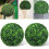 2er-Pack künstliche Buchsbaumkugeln, Kunststoff-Topiary-Dekoration 1