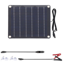 10W Solar Battery Charger Maintainer 12V Waterproof, Solar Trickle Charger , for Car Truck Boat RV Motorcycle