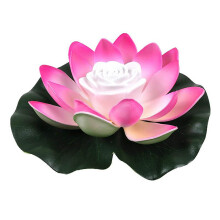 Viflosae LED plávajúca lampa Lotus do kuchyne