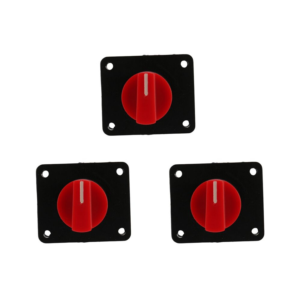 3X 12V 300A Battery Power Disconnect Battery Rotary Isolator Kill Off For Rv Boat Car Truck Auto Yacht 4711397588298