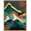 Τέχνη τοίχου Boho Mountain 12x16 ίντσες 1