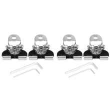 4Pcs Universal Hood Mount LED Light Bar Mounting Brackets Clamp Pillar Holder LED Work Light Bar Hood
