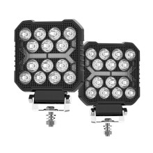 4 Inch Car LED Work Light Strobe Headlight White Yellow Offroad Driving Light Spotlight for Truck Cars Suv Boat