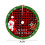 Weihnachtsbaumdecke aus Polyester, 92 x 92 cm, mehrfarbig 2