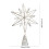 Harliver Silver Christmas Tree Topper Star 5-Point Pre-lit 2