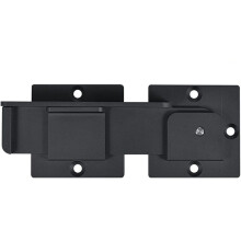 Flip Gate Lock, Adjustable Flip Gate Lock with 3 Padlock Hole, Heavy Duty Aluminum Alloy Door