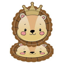 Jungle Dieren Thema Papieren Bord Dieren Wegwerp Borden Bestekset voor Wild Dieren Thema Baby Doop Leeuw