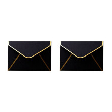 100Pcs Envelopes Gift Card Envelopes Envelopes for Personalized Gift Cards Wedding Envelopes or Place Card Black