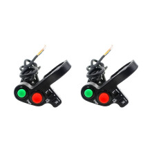 2X Motorcycle Handlebar  Electric Bike Scooter Horn Turn Signals /Off Button Light