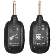 8X Wireless Guitar System Kabelloser Gitarrensender Empfänger für E-Gitarre Bass Violine