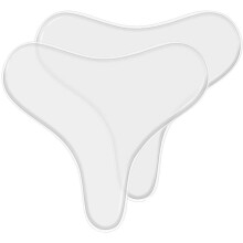Chest Wrinkle Pads Pack of 2, Reusable Silicone Chest Pads for AntiWrinkle Care and Smooth Skin