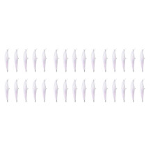 30Pcs Transparent Baits Blank Hard Baits 3D Unpainted Fishing Lure Bodies Minnow Wobblers