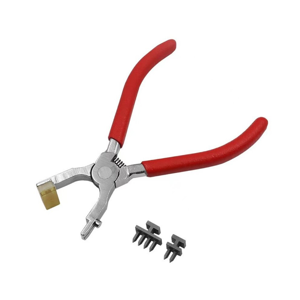 Leather Hole Punch Tool, 4Mm Silent Stitching Hand Pliers For Belts, Straps, Saddles, Shoes - Diy Home Plier Punch 4713782973924