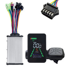L5 Mountainbike-LCD-Display + 36V/48V 350W Motor UART 24V/36V/48V/60V Elektroroller LCD-Tachometer SM5PIN