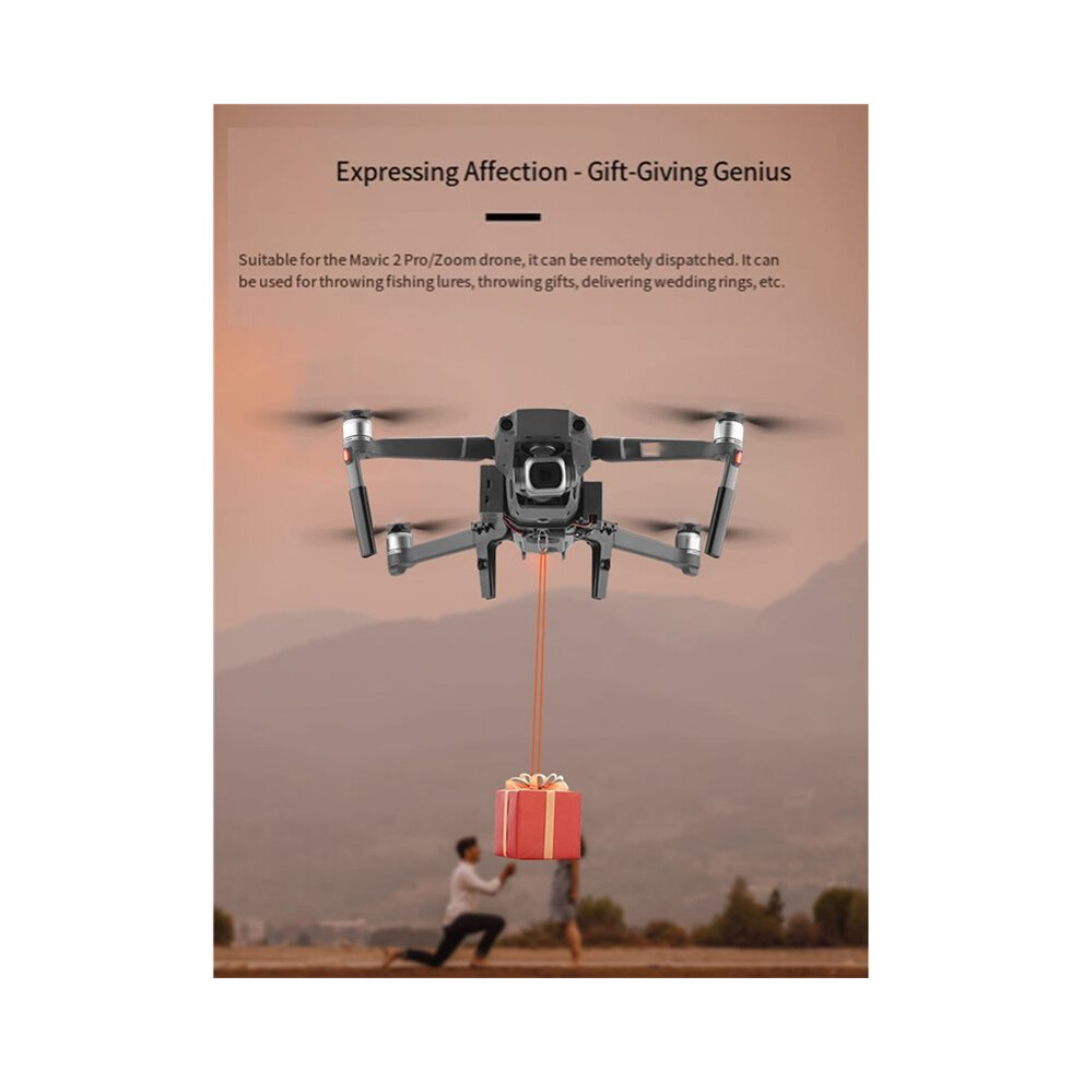 For 2 Pro Airdrop System Dropper Transport Payload Release Device Throwing System For Wedding,Fishing Bait Airdrop 6033495001164