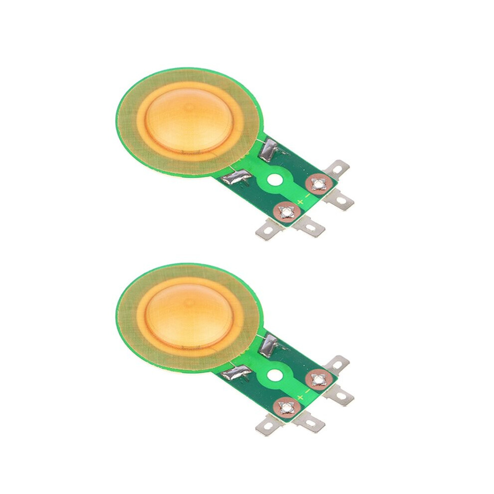2Pcs 25.5Mm Tweeters Voice Coil Round Speaker Treble Coil Horn Resin Film Copper Diaphragm 4712562621437
