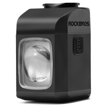 ROCKBROS Lampa Wisząca na Rower 1600 Lm, Zdalnie Sterowana, z Cyfrowym Wyświetlaczem, IPX6, Inteligentna Latarka Czołowa do Roweru