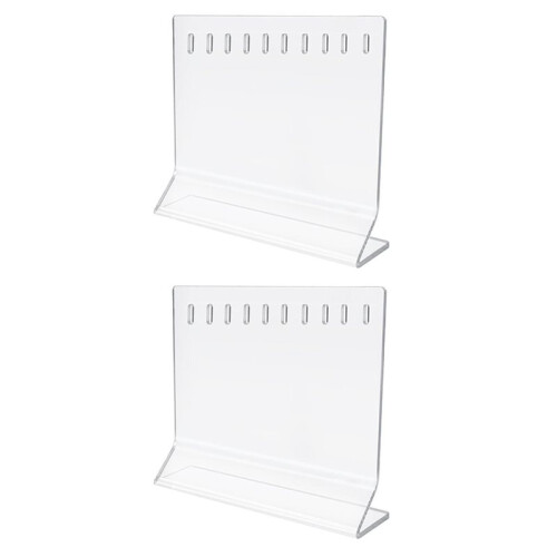 Acryl-Angelköder-Präsentationsständer für Je 10 Köder, Doppelpackung - Ideal für Laden und Heimdekoration