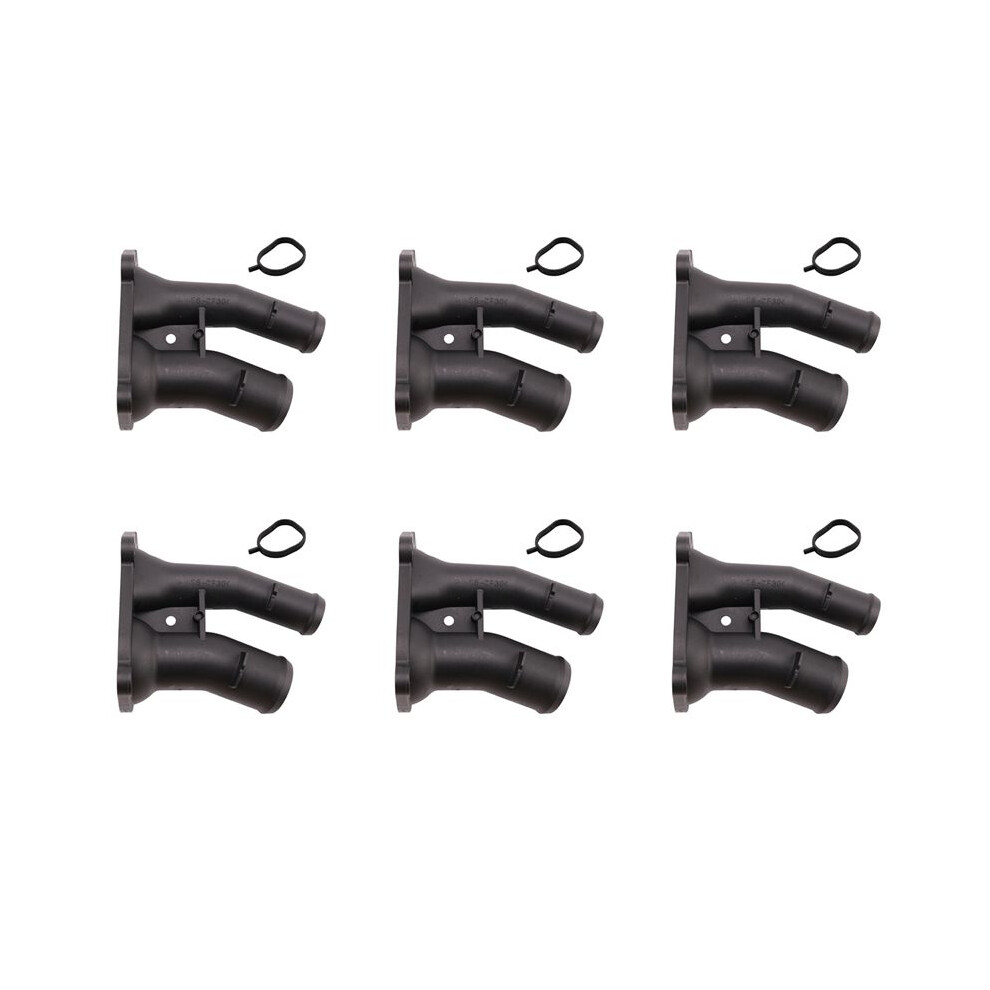 6X Thermostat Housing Coolant Flange Fit For C-Max Focus Fusion Mondeo Fiesta 2001-2012 1707050 2S6g-9K478-Bc 4713344599623