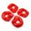 1 Set Red Polyurethane Engine Motor Mount Insert for   Si  Integra RSX 16.1110R 1