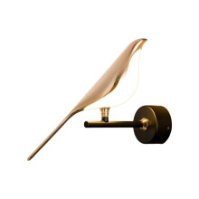 Bird Wall Lamp: Nordic Modern LED Light for Bedroom, Living Room, and Hotel 1xbird