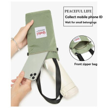 Outdoor Multifunctional Bag, Water Bottle Bag with Shoulder Strap, Large Adjustable Shoulder Strap Bag