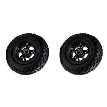 2X Framhjul 8 Tum 200X50 Pneumatiska Däck för Elektrisk Skateboarddämpning Country Skateboard Slanglösa Däckdelar