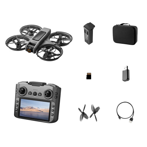 S156 Professional Double Camera 2.4G WIFI Brushless-Dark Gray