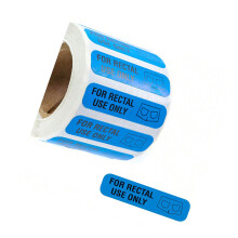 500 stuks sterk zelfklevende etiketten voor uitsluitend-Blauw