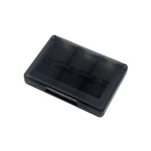 Porte-carte de jeu de 28 capacités, étui ergonomique en ABS-Noir