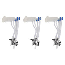 3X Goat Sheep Milker Machine Parts Claw Kit Milking Teat Cups Manual Collector Portable Goat Milking Machine Part