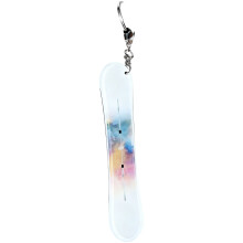 Acryl Snowboard sleutelhanger rugzak charme- 25 13 cm