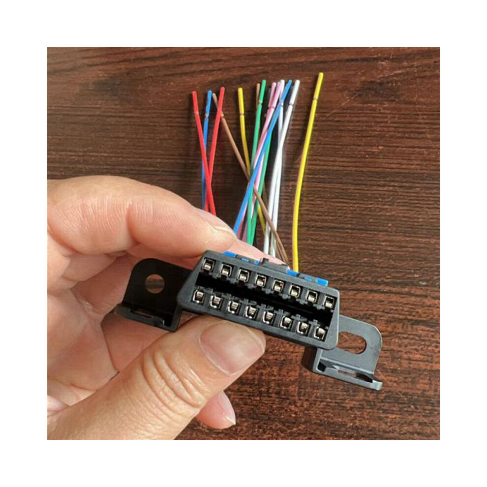 2X Diy16pin Obd2 Extension Cable For // Female Automotive Car Diagnostic Auto Tool Obd 2 Connector 6033664550417