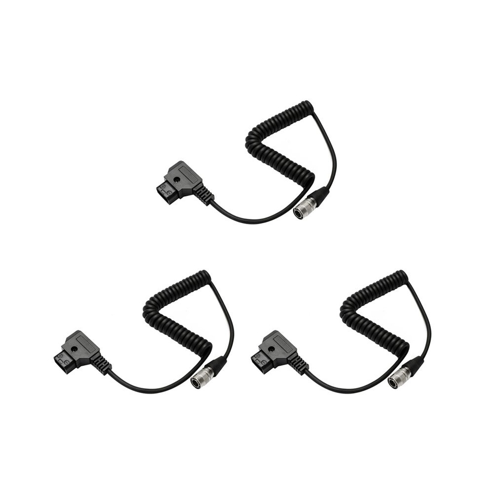 3X Sound Devices 688 633 Zoom F8 Power Cable Dtap To Hirose 4 Pin Male Plug Spring Power Wire Black 6033677614649