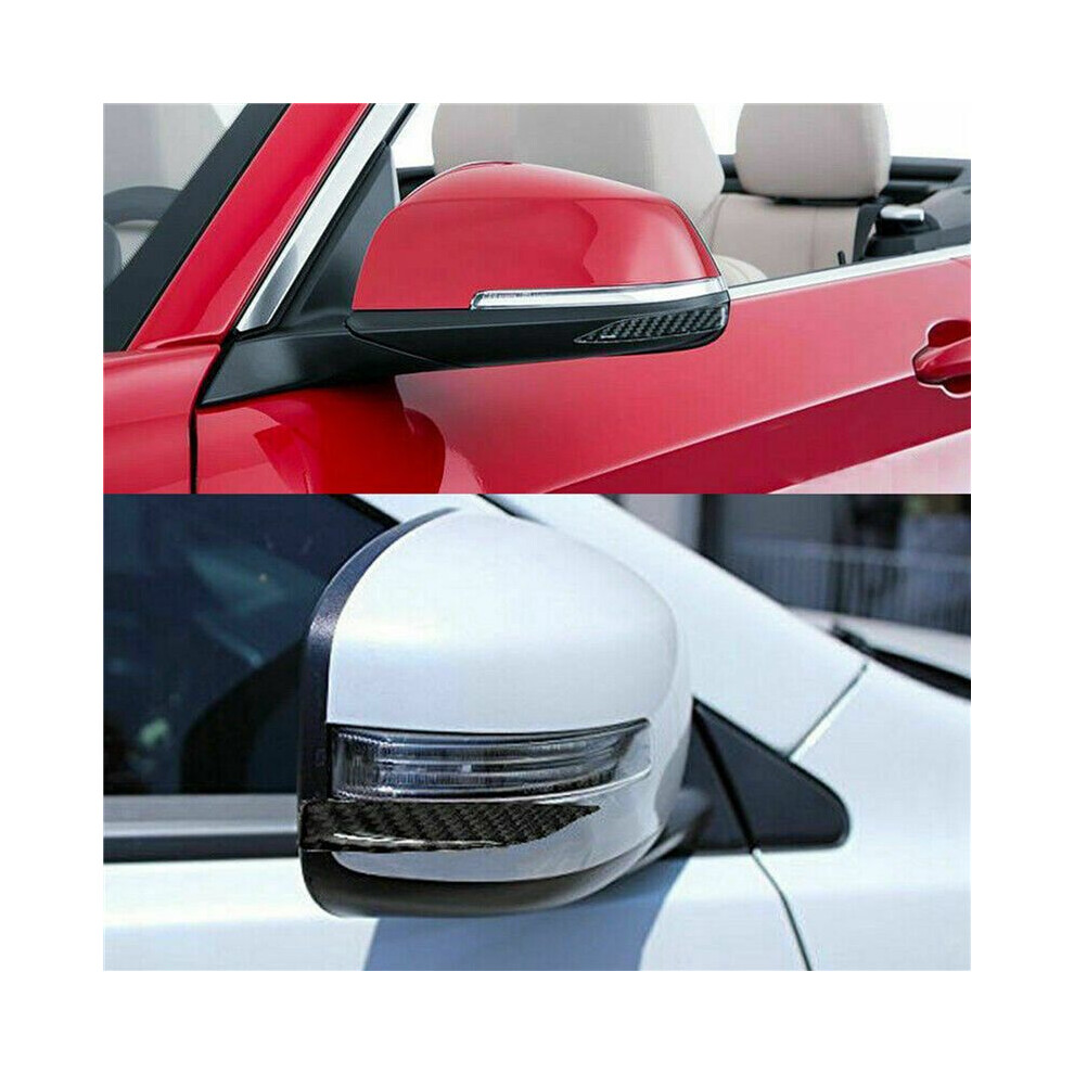 6 Pieces Anti-Scratch Trim Sticker,Carbon Fiber Rearview Mirror Protector Anti-Rub Strip Sticker Anti-Collision Strip 4713487823098