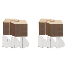 200Pack Adjustable Cardboard Corner Protectors, Fit 1In,1.5In and 2.1In Frames,Corner Protectors for Shipping,Protector