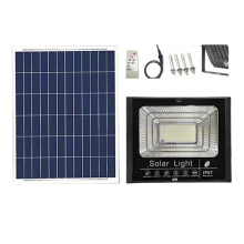 Solar Spotlight SolarFlood ControlLight 114LED 65W Utomhus Vattentät Gatubelysning Justerbar Vinkel Fjärrkontroll