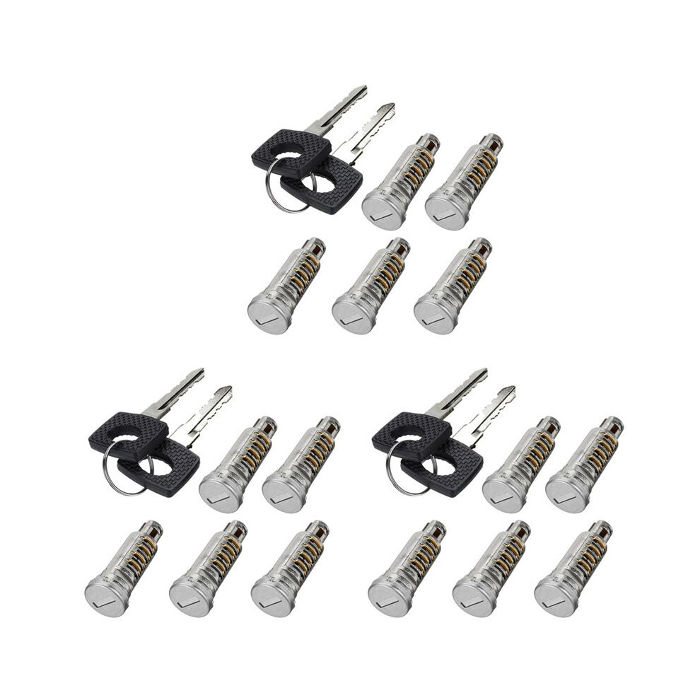 6707600205 15 Pcs Door Lock Barrels with 6 Same Keys for LT  Sprinter Vito W638 Any Door  New