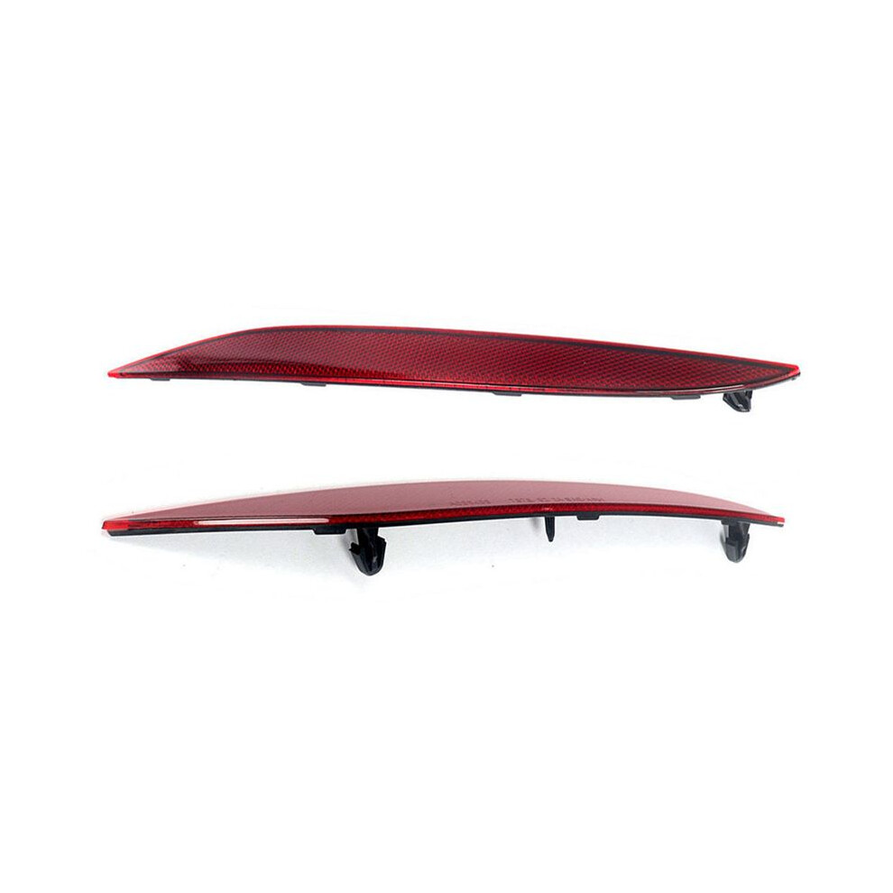 2Pair Left & Right Bumper Reflex Reflector Lamp 1034342-00-C 1034343-00-C For Model X 2016-2023 Red/Light 4713387301214