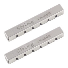 2X Justerbar Guitar Muter String Dampener Universal Guitar Gripbräda Silence Pad Sponge Mute Matt