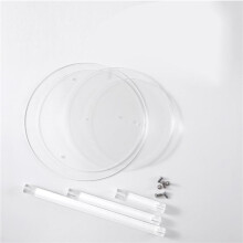 2X Round Acrylic Products Display Riser Stands, 3 Tiers Cupcake Stand  Display Rack for Cake