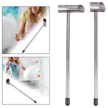Cotton Candy Floss Sugar Spoon for Machine, Stainless Steel Measuring Spoon for Marshmallows Small-Diameter Sugar Spoon