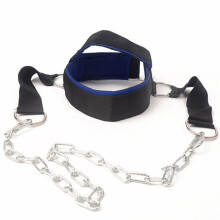 and Neck Training Belt Body Strength Training Cervical Belt Adjustable Strength Fitness Weighted Hat & Black