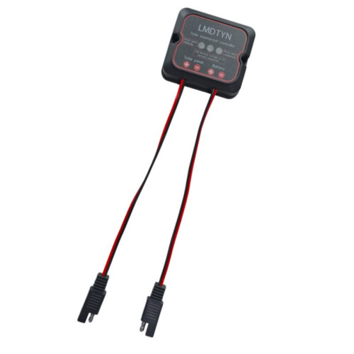 Solar Charge Controller 10A 12V, Waterproof Portable Intelligent Solar Panel Controller for AGM, Gel & Lithium Batteries 2
