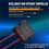 Solar Charge Controller 10A 12V, Waterproof Portable Intelligent Solar Panel Controller for AGM, Gel & Lithium Batteries 8