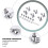 Fleur Tuning Pegs / Strings for Stratocaster / Tele / Acoustic Guitar 6L Silver 6